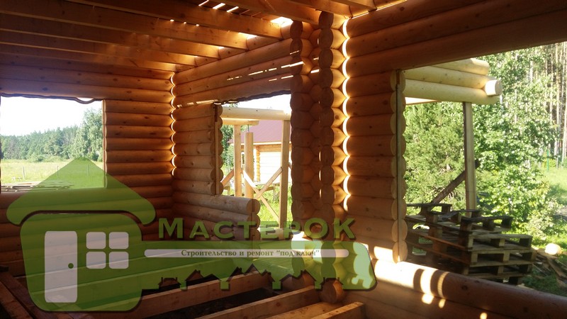 Деревянный дом в экопоселке Лесные Акварели